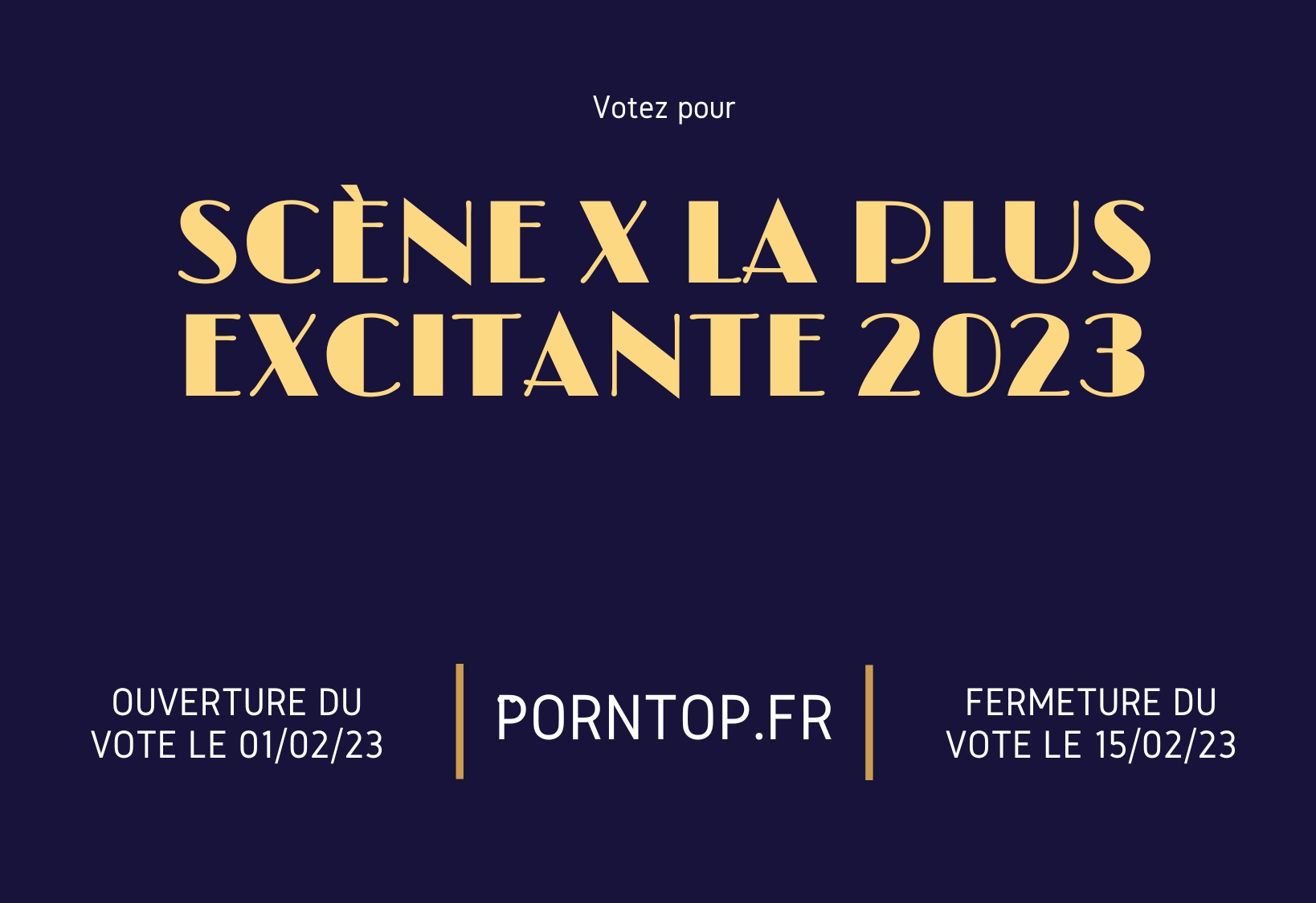 Award de la scène X la plus excitante