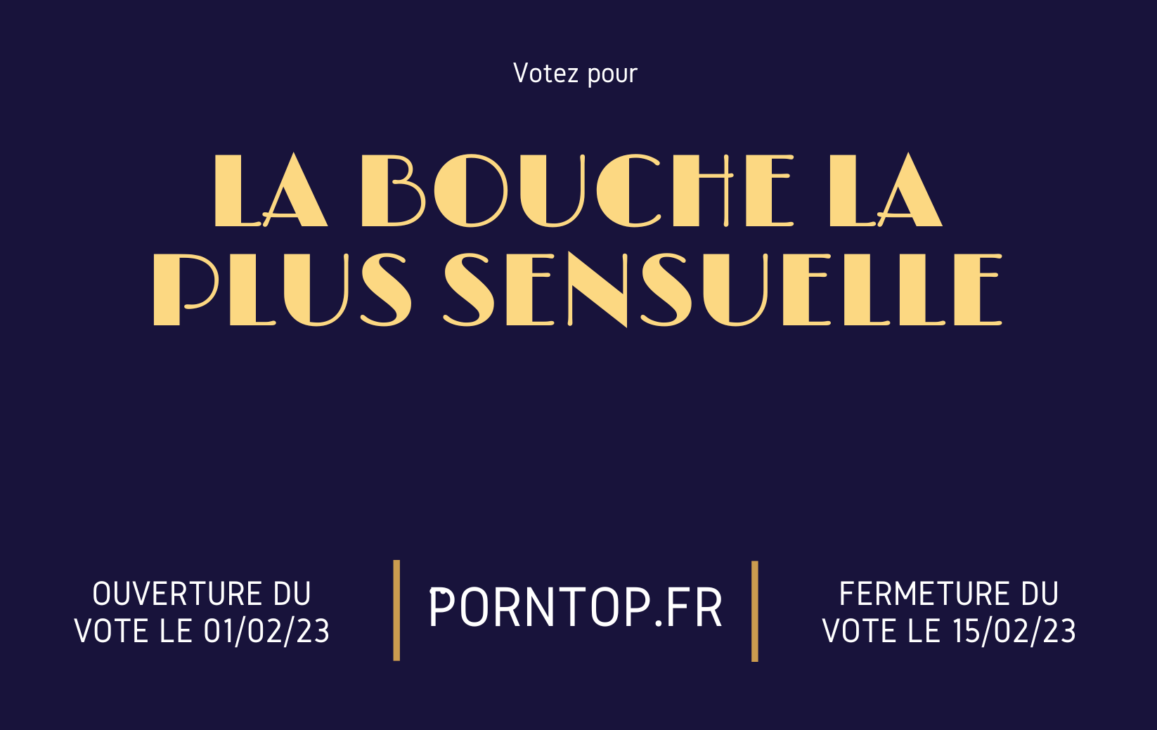 Award de la bouche la plus sensuelle